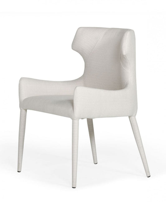 Beige Wrapped Dining Chair By Homeroots | Dining Chairs | Modishstore