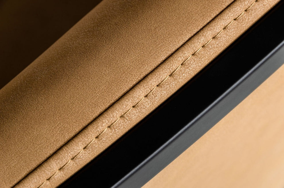 Tan Suede Dining Chair By Homeroots | Dining Chairs | Modishstore - 5