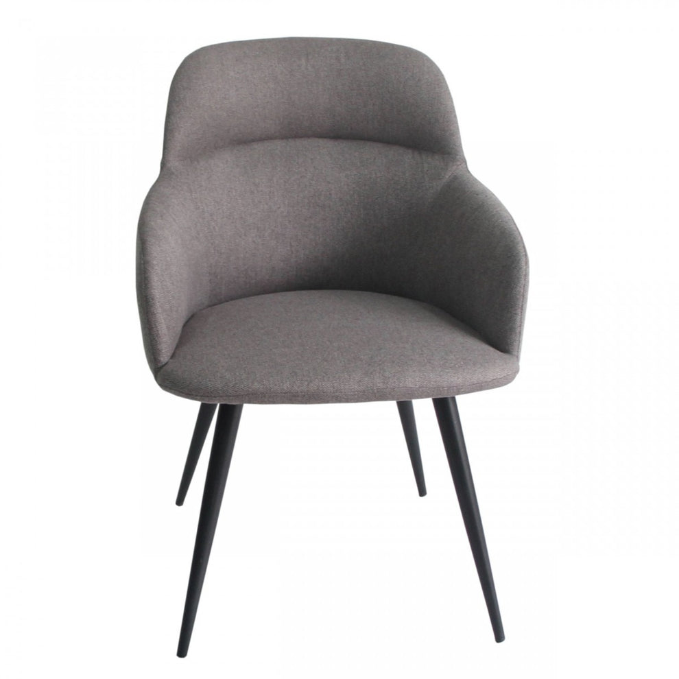 Teal and Black Linen Ergo Modern Dining Chair By Homeroots | Dining Chairs | Modishstore - 11
