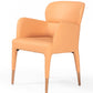 Peach Rosegold Dining Chair By Homeroots | Dining Chairs | Modishstore