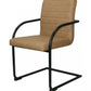 Set of Two Brown Faux Leather Industrial Dining Chairs By Homeroots | Dining Chairs | Modishstore - 7