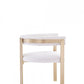 Beige Gold Dining Chair By Homeroots | Dining Chairs | Modishstore - 5