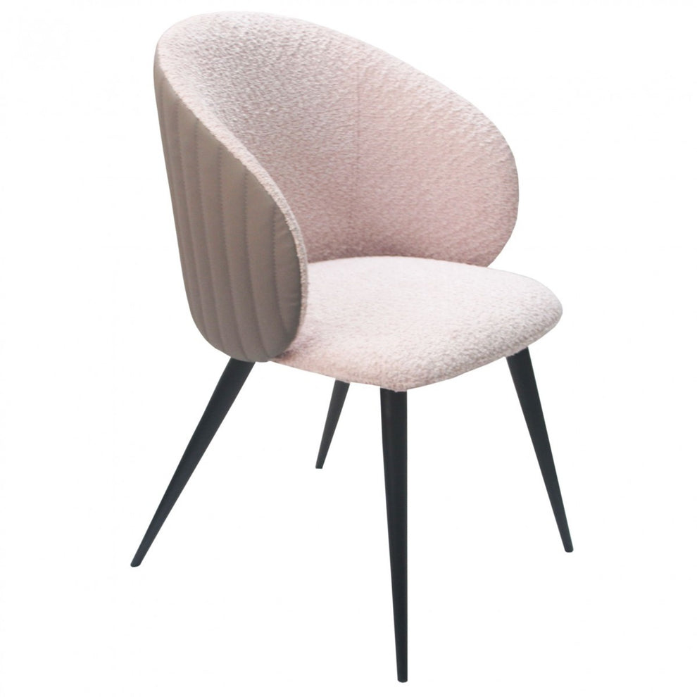 Gray Cream Contemporary Dining Chair By Homeroots | Dining Chairs | Modishstore - 3