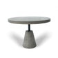 Mod Gray Concrete and Black Metal Pedestal End Table By Homeroots | End Tables | Modishstore - 2