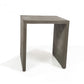 Minimalist Dark Gray Concrete Silhouette End or Side Table By Homeroots | End Tables | Modishstore