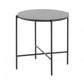 Modern Industrial Black Round Ceramic Side Table By Homeroots | End Tables | Modishstore