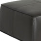 Modern Square Camel Leather Ottoman By Homeroots | Ottomans | Modishstore - 13