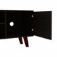 Contemporary Black Wengue TV Stand By Homeroots | TV Stands | Modishstore - 8