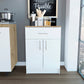 Ligh Oak and White Pantry Cabinet By Homeroots | Cabinets | Modishstore