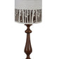 Brown Candlestick Forest Tree Shade Table Lamp By Homeroots | Table Lamps | Modishstore