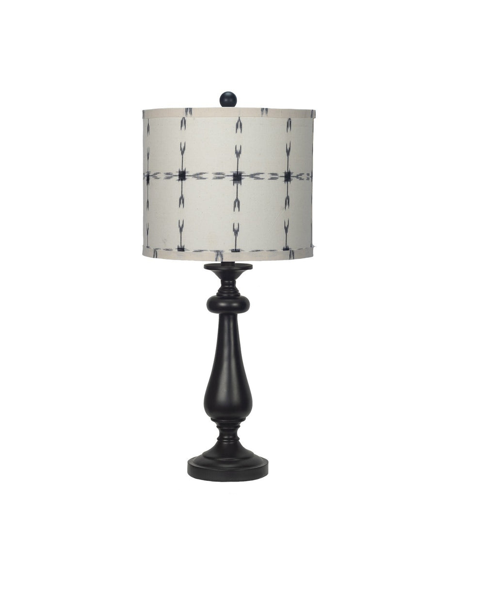 Black Candlestick Tribal Arrows Shade Table Lamp By Homeroots | Table Lamps | Modishstore - 4