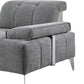 Modern Gray Fabric Moveable Back and Adjustable Sectional Sofa By Homeroots | Sectional | Modishstore - 7