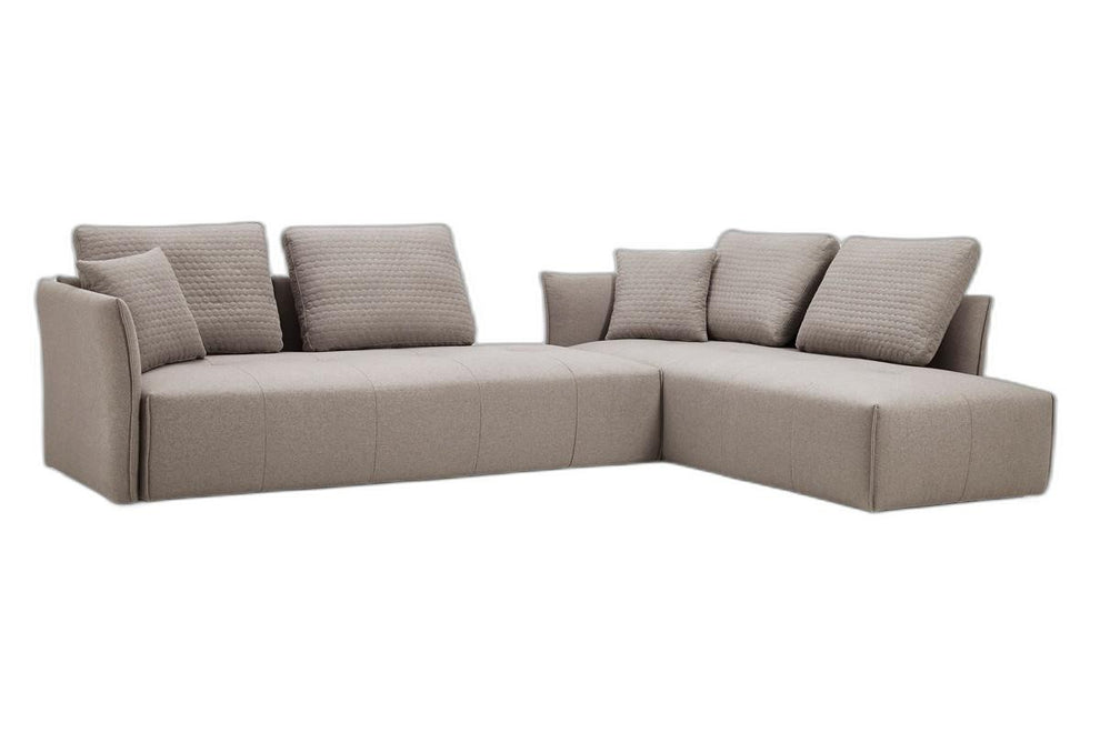 Mod Light Gray Fabric Modular Sectional Sofa Bed By Homeroots | Sectional | Modishstore - 9
