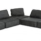 Modern Charcoal Gray Floor Pillow Modular Sectional Sofa By Homeroots | Sectional | Modishstore