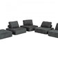 Modern Charcoal Gray Floor Pillow Modular Sectional Sofa By Homeroots | Sectional | Modishstore - 4