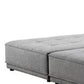 Contemporary Gray Ultimate Lounger Modular Sectional Sofa By Homeroots | Sectional | Modishstore - 2