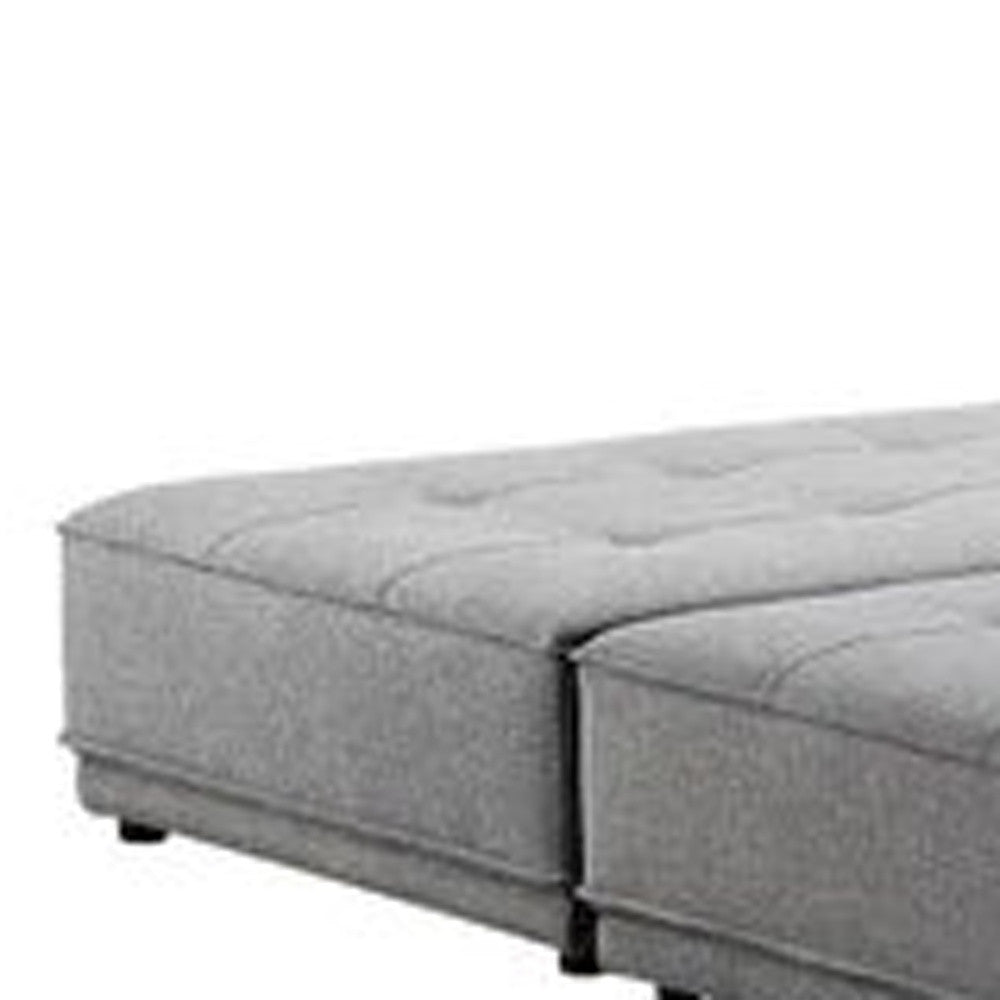 Contemporary Gray Ultimate Lounger Modular Sectional Sofa By Homeroots