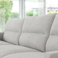 Contemporary Dove Gray Squared Edge Left Facing Sectional Sofa By Homeroots | Sectional | Modishstore - 4