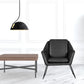 Industrial Grey Faux Leather And Black Accent Chair By Homeroots | Accent Chairs | Modishstore