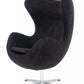 Stylish Mid Century Dark Orange Fabric Swivel Accent Chair By Homeroots | Accent Chairs | Modishstore - 8