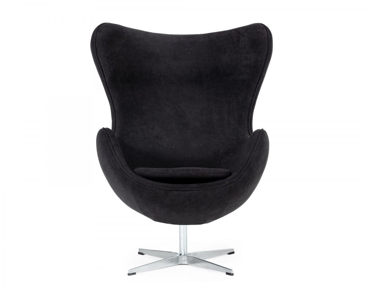 Stylish Mid Century Dark Orange Fabric Swivel Accent Chair By Homeroots | Accent Chairs | Modishstore - 10