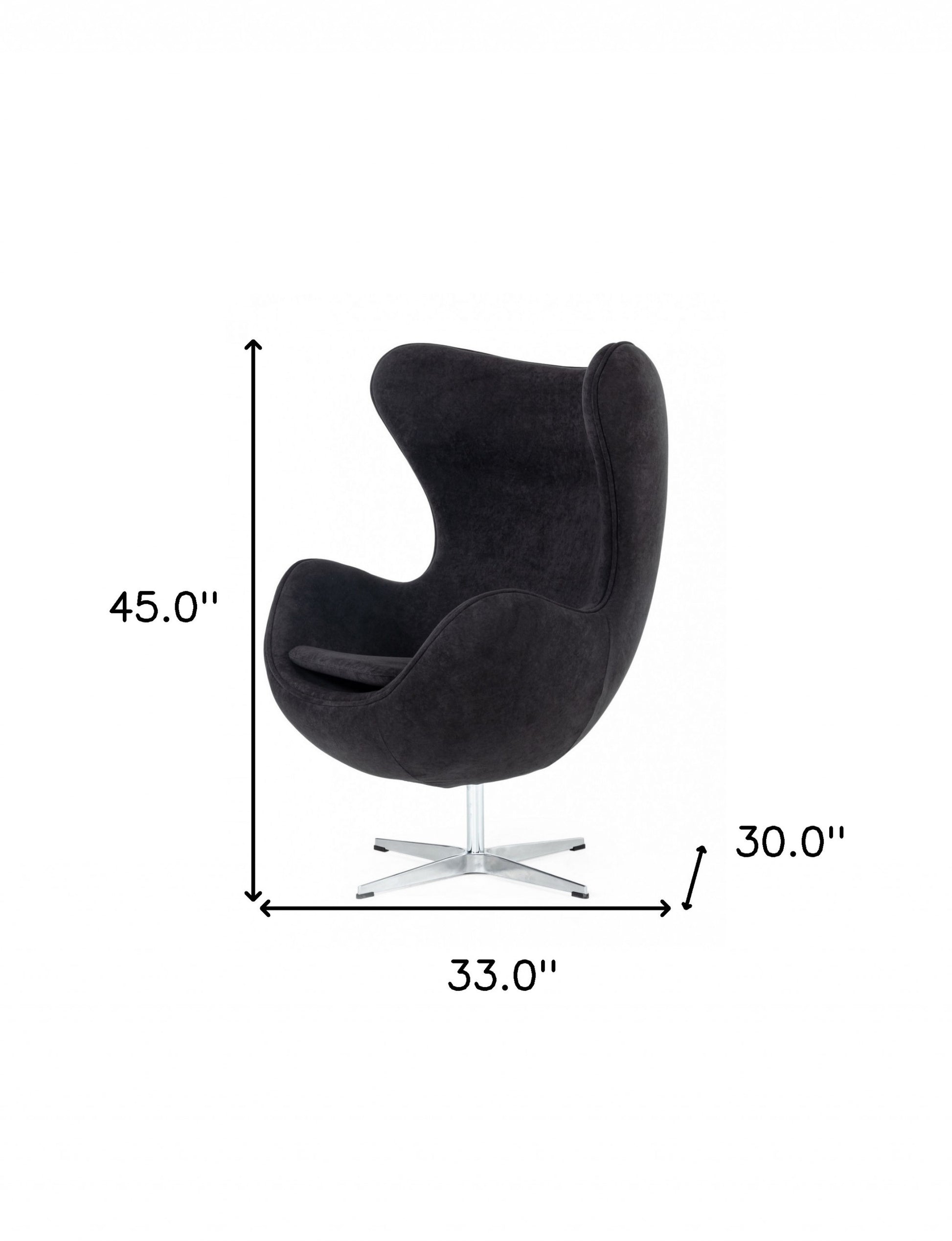 Stylish Mid Century Dark Orange Fabric Swivel Accent Chair By Homeroots | Accent Chairs | Modishstore - 12