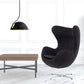 Stylish Mid Century Dark Orange Fabric Swivel Accent Chair By Homeroots | Accent Chairs | Modishstore - 13