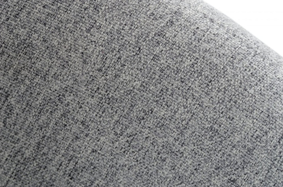 28" Modern Grey Linen Fabric Chunky Wingback Chair By Homeroots | Accent Chairs | Modishstore - 5