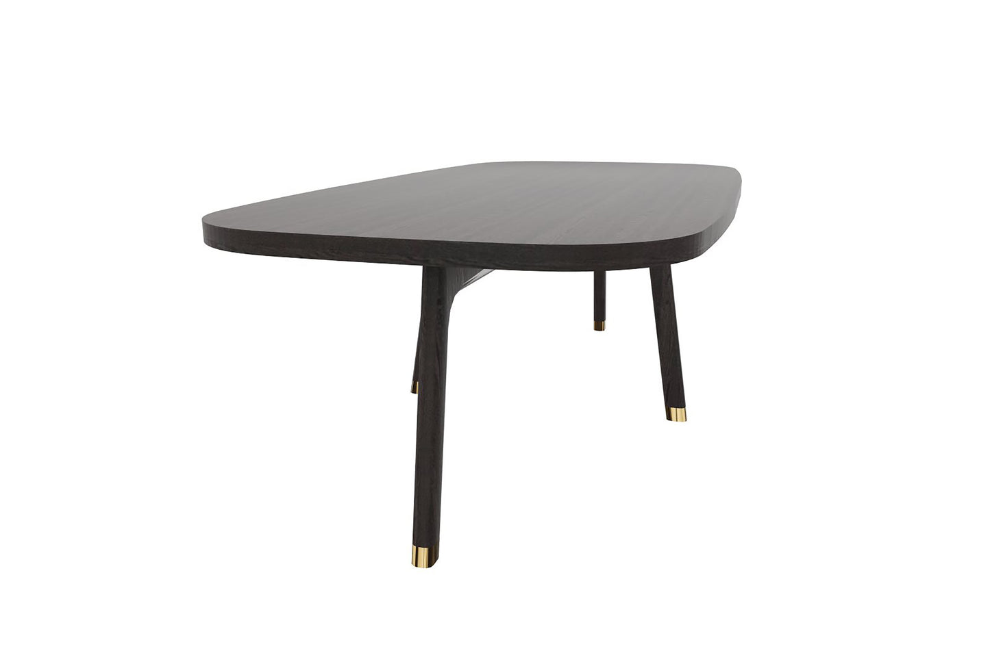 52” Mod Scandi Black Wood Coffee Table By Homeroots | Coffee Tables | Modishstore - 3