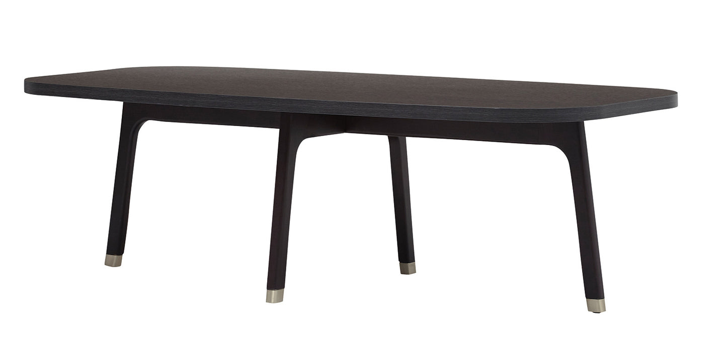 52” Mod Scandi Black Wood Coffee Table By Homeroots | Coffee Tables | Modishstore - 6
