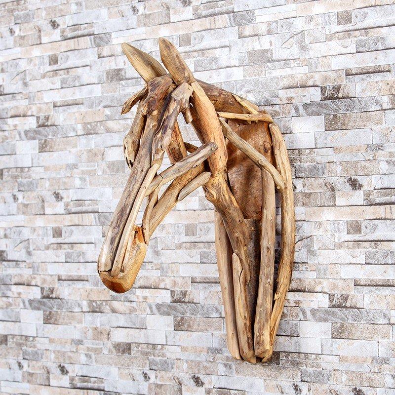 Garden Age Supply Harini Driftwood Horse Head | Trophy Head | Modishstore-2