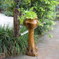 Garden Age Supply Habini Teak Standing Flower Pot | Planters, Troughs & Cachepots | Modishstore-2