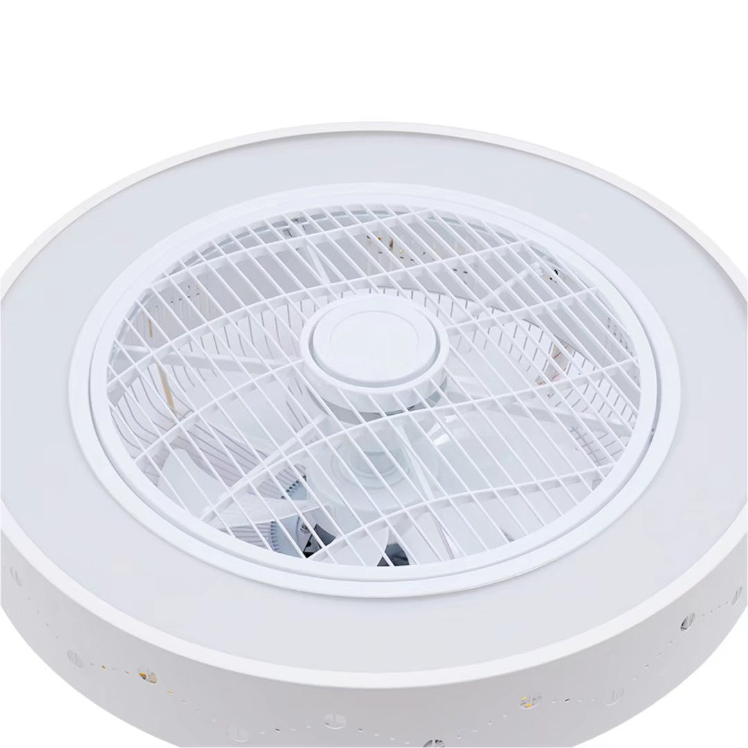 Modern White Ceiling Fan and Light By Homeroots | Ceiling Lamps | Modishstore - 6