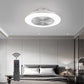 White Stylish LED Ceiling Lamp And Fan By Homeroots | Ceiling Lamps | Modishstore - 2