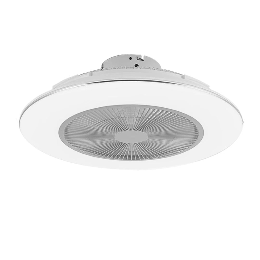 White Stylish LED Ceiling Lamp And Fan By Homeroots | Ceiling Lamps | Modishstore - 5