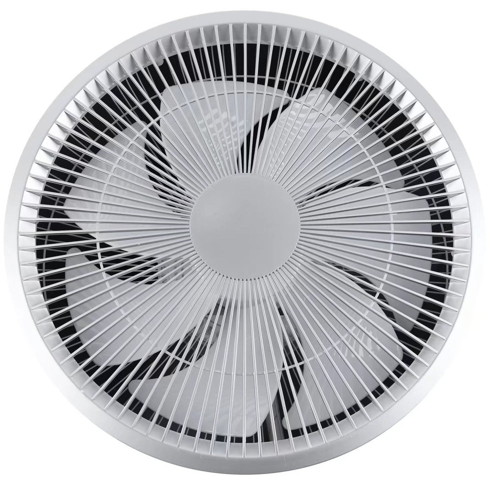 White Stylish LED Ceiling Lamp And Fan By Homeroots | Ceiling Lamps | Modishstore - 7