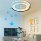 Minimalist LED Light With Ceiling Fan By Homeroots | Ceiling Lamps | Modishstore