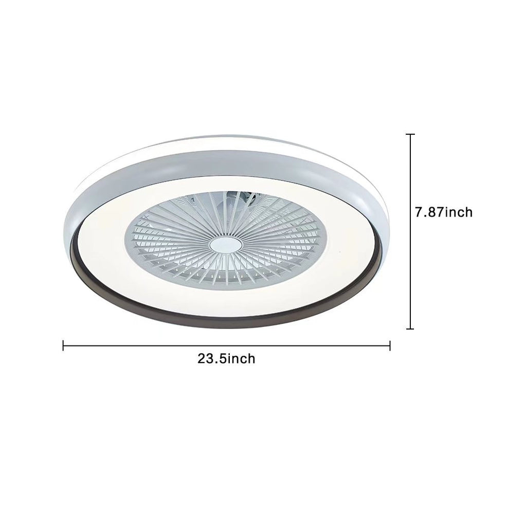 Minimalist LED Light With Ceiling Fan By Homeroots | Ceiling Lamps | Modishstore - 7