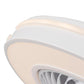 White Compact LED Fan and Light By Homeroots | Ceiling Lamps | Modishstore - 7