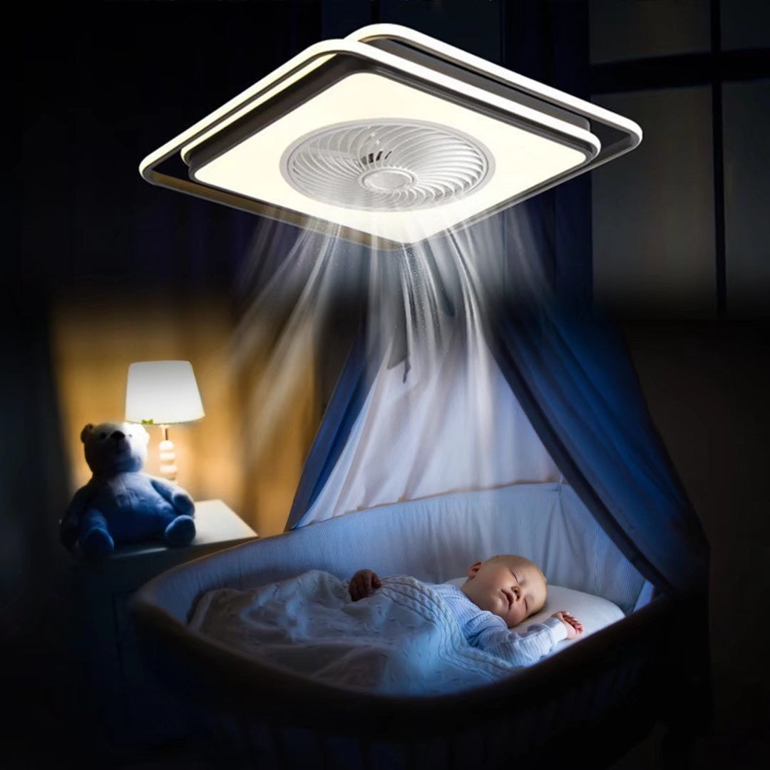 Modern White And Black Ceiling Lamp And Fan By Homeroots | Ceiling Lamps | Modishstore - 4