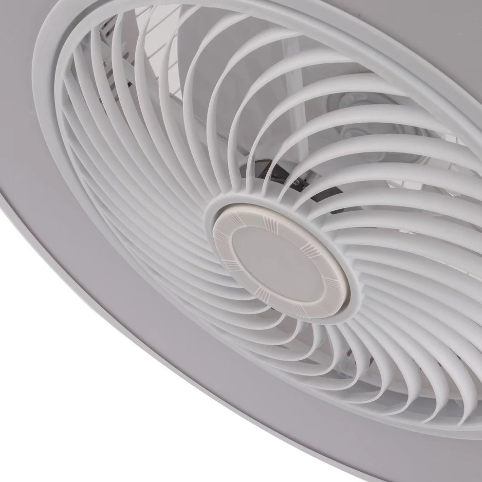 Contemporary White Ceiling Lamp And Fan By Homeroots | Ceiling Lamps | Modishstore - 5