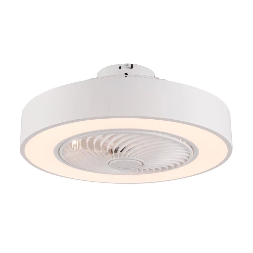 Contemporary White Ceiling Lamp And Fan By Homeroots | Ceiling Lamps | Modishstore - 7