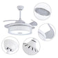 Compact Ceiling Fan And Lamp With Remote By Homeroots | Ceiling Lamps | Modishstore - 6