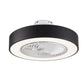 Black and White Mod Invisible Blade Ceiling Fan And Light By Homeroots | Ceiling Lamps | Modishstore - 5