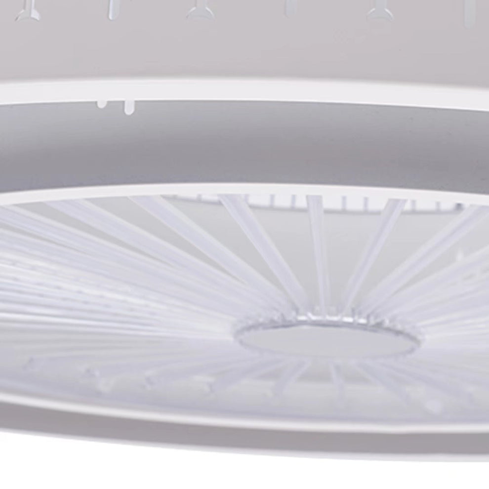 White Luxurious Ceiling Fan and Light By Homeroots | Ceiling Lamps | Modishstore - 8