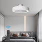 Compact Ceiling Fan and Light With Star Detailing By Homeroots | Ceiling Lamps | Modishstore