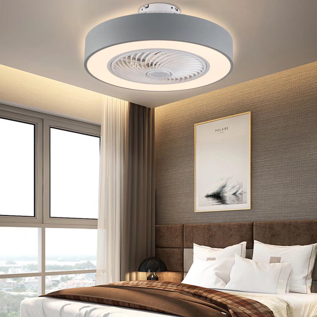 Black Modern Ceiling Ceiling Fan and Light By Homeroots | Ceiling Lamps | Modishstore