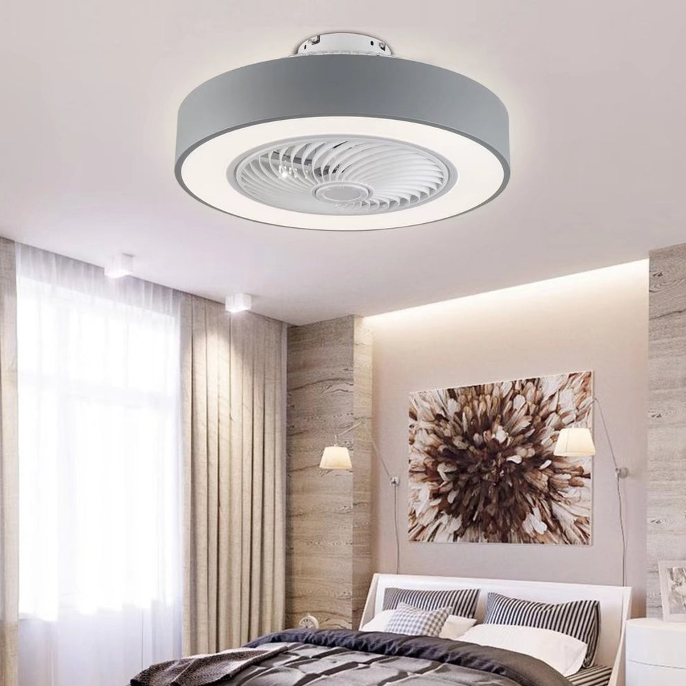 Black Modern Ceiling Ceiling Fan and Light By Homeroots | Ceiling Lamps | Modishstore - 4