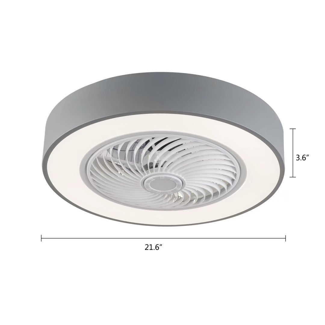 Black Modern Ceiling Ceiling Fan and Light By Homeroots | Ceiling Lamps | Modishstore - 6