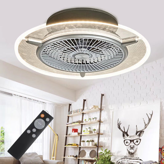 Luxurious Gold LED Ceiling Lamp And Fan By Homeroots | Ceiling Lamps | Modishstore